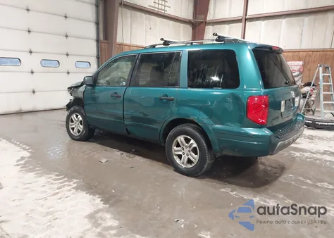 2003 Honda Pilot Ex from USA, damaged, VIN 2HKYF18403H517255